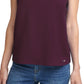 Calvin Klein Women's Short Sleeve Logo T-Shirt Purple Size Small