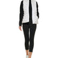 Calvin Klein Women's Diagonal Quilted Vest White Size X-Large