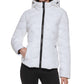 Calvin Klein Women's Hooded Packable Puffer Coat White Size Large