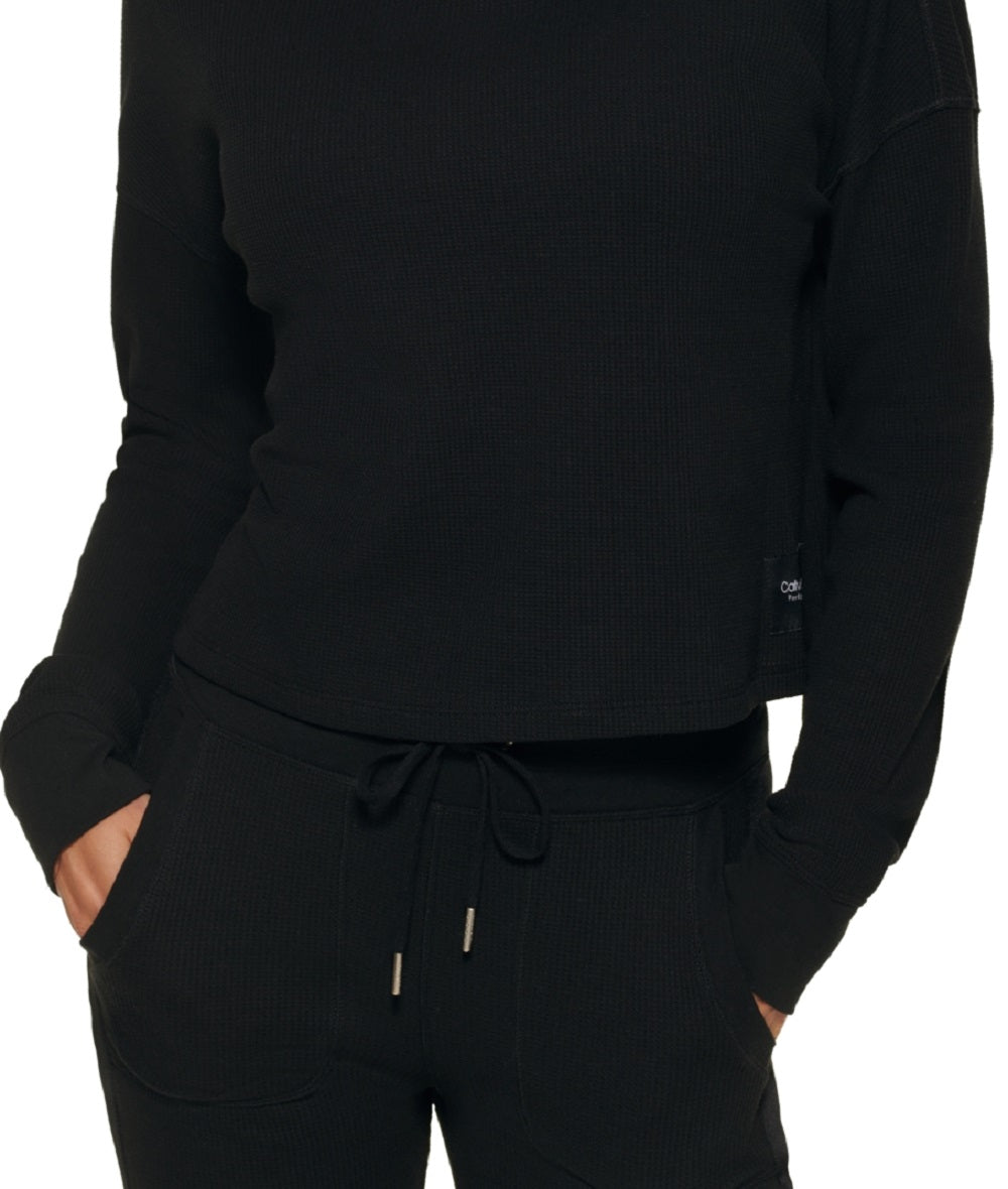 Calvin Klein Women's Long Sleeve Turtleneck Black Size Medium