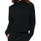 Calvin Klein Women's Long Sleeve Turtleneck Black Size Medium
