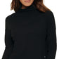 Calvin Klein Women's Long Sleeve Turtleneck Black Size X-Small