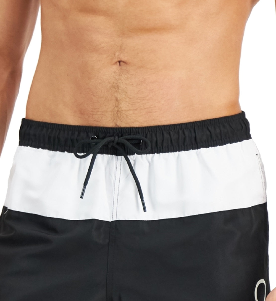 Calvin Klein Men's Quick Dry Upf 50+ Colorblocked Trunks Black Size XX-Large