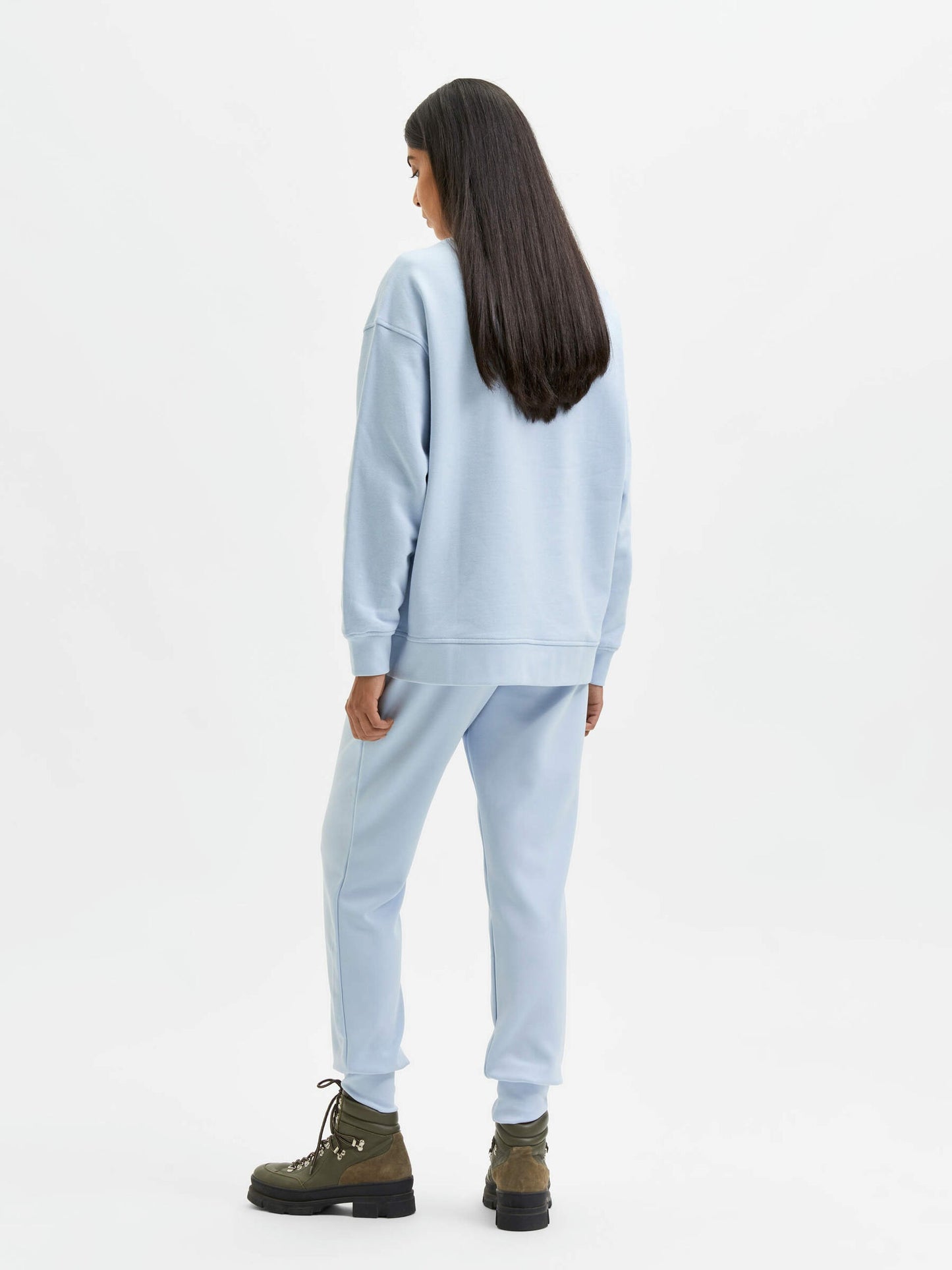 Calvin Klein Women's Fleece Sweatshirt Blue Size Large