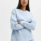 Calvin Klein Women's Fleece Sweatshirt Blue Size Large