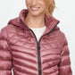Calvin Klein Women's Hooded Packable Shine Down Puffer Coat Rose Size Medium