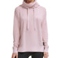 Calvin Klein Women's Funnel Neck High Low Top Pink Size Medium