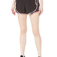 Calvin Klein Women's Perforated Shorts Black Lime Size Large