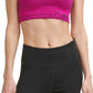 Calvin Klein Women's Seamless Ribbed Medium Impact Sports Bra Pink Size X-Large