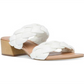 Dv Dolce Vita Women's Stacey Plush Braided Sandals White Size 8.5M