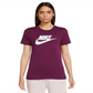 Nike Women's Sportswear Essential T-Shirt Wine Size X-Large