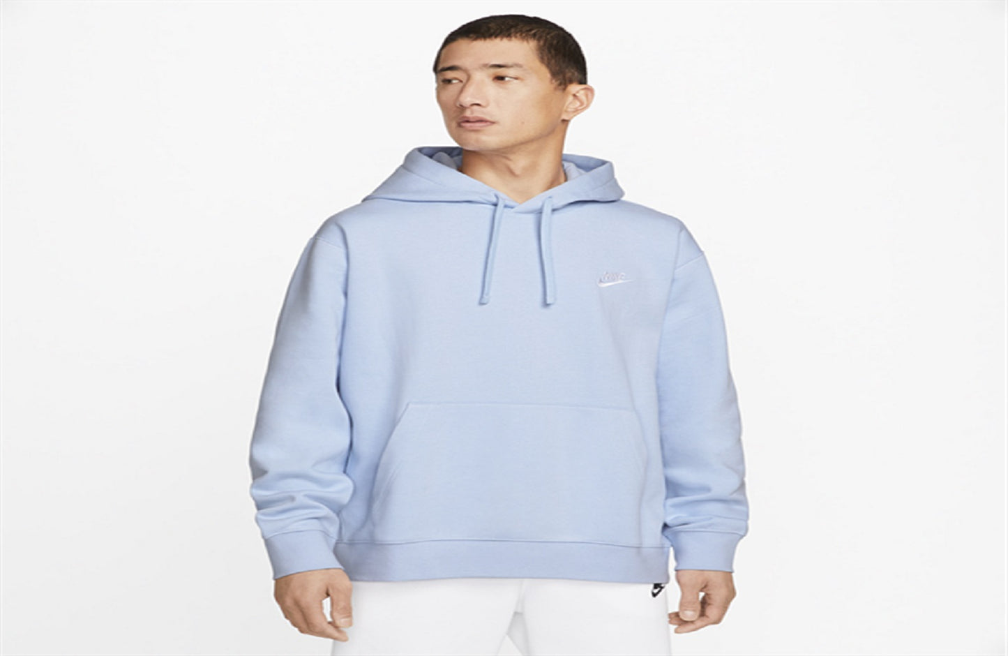 Nike Men's Sportswear Club Hoodie White Size Small