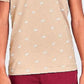 Nike Kid's Sportswear Futura Allover Print T-Shirt Brown Size X-Large