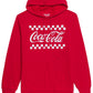 Hybrid Apparel Men's Classic Coke Hooded Fleece Sweatshirt Red Size Large