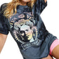 Junk Food Women's Cotton Frida Kahlo Graphic T-Shirt Black Size Large