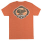 Columbia Men's Casual Crewneck Graphic T-Shirt Orange Size Small