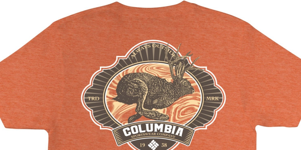 Columbia Men's Jacky Graphic T-shirt Red Size XX-Large