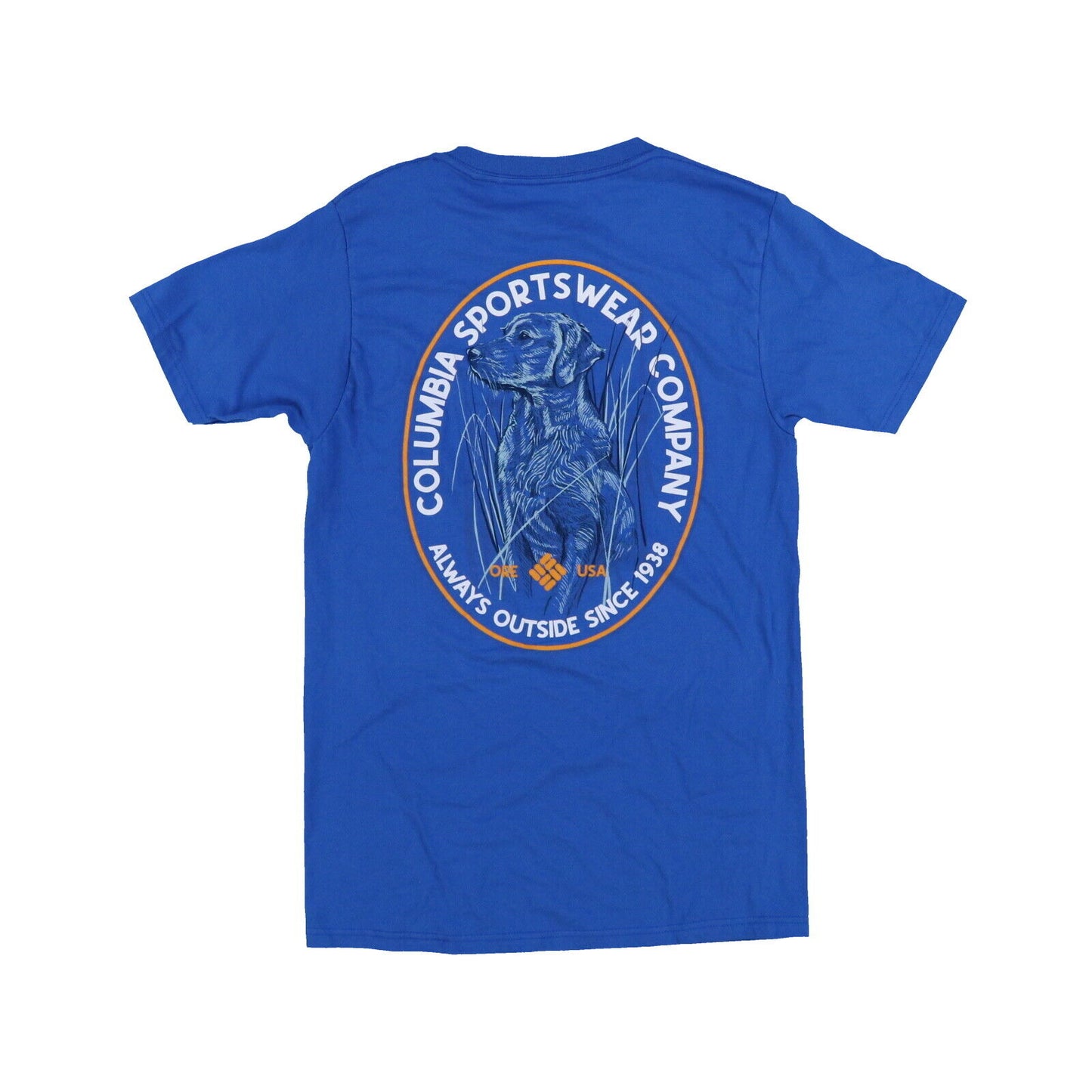 Columbia Men's Keller Graphic T-Shirt Blue Size Small