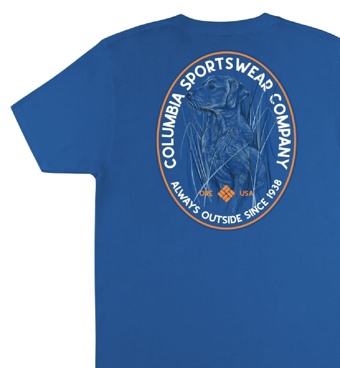 Columbia Men's Keller Graphic T-Shirt Blue Size X-Large