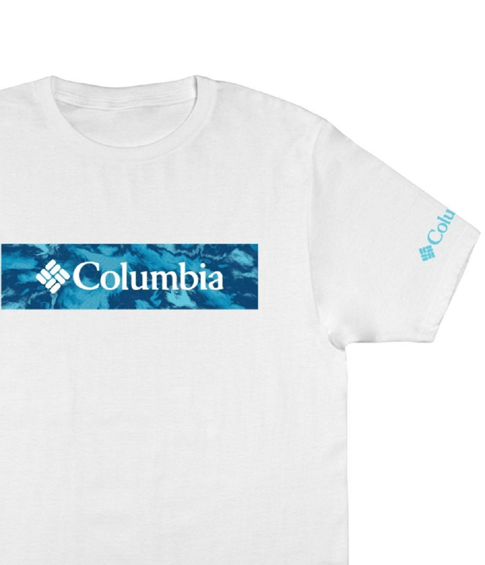 Columbia Men's Reilly Graphic T-Shirt White Size Large