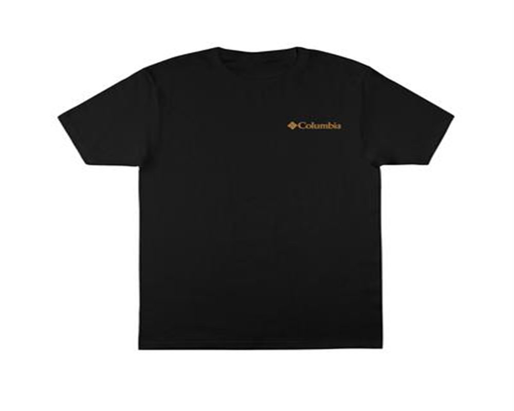 Columbia Men's Caliberg Graphic Short Sleeve T-Shirt Black Size X-Large