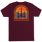 Columbia Men's Monte Graphic Crewneck T-Shirt Red Size Large