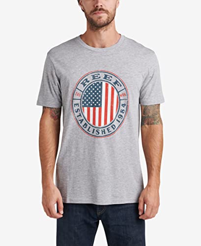 Reef Men's Marshall Graphic T-shirt Gray Size X-Large