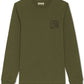 Bass Outdoor Men's Alpha Long Sleeve Graphic T-Shirt Green Size Large