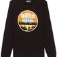 Bass Outdoor Men's Golden Graphic Long Sleeve T-Shirt Black Size Medium