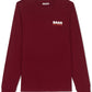 Bass Outdoor Men's Tent Graphic Long Sleeve T-Shirt Red Size Medium