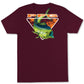 Columbia Men's Franco Pfg Graphic T-Shirt Red Size Medium