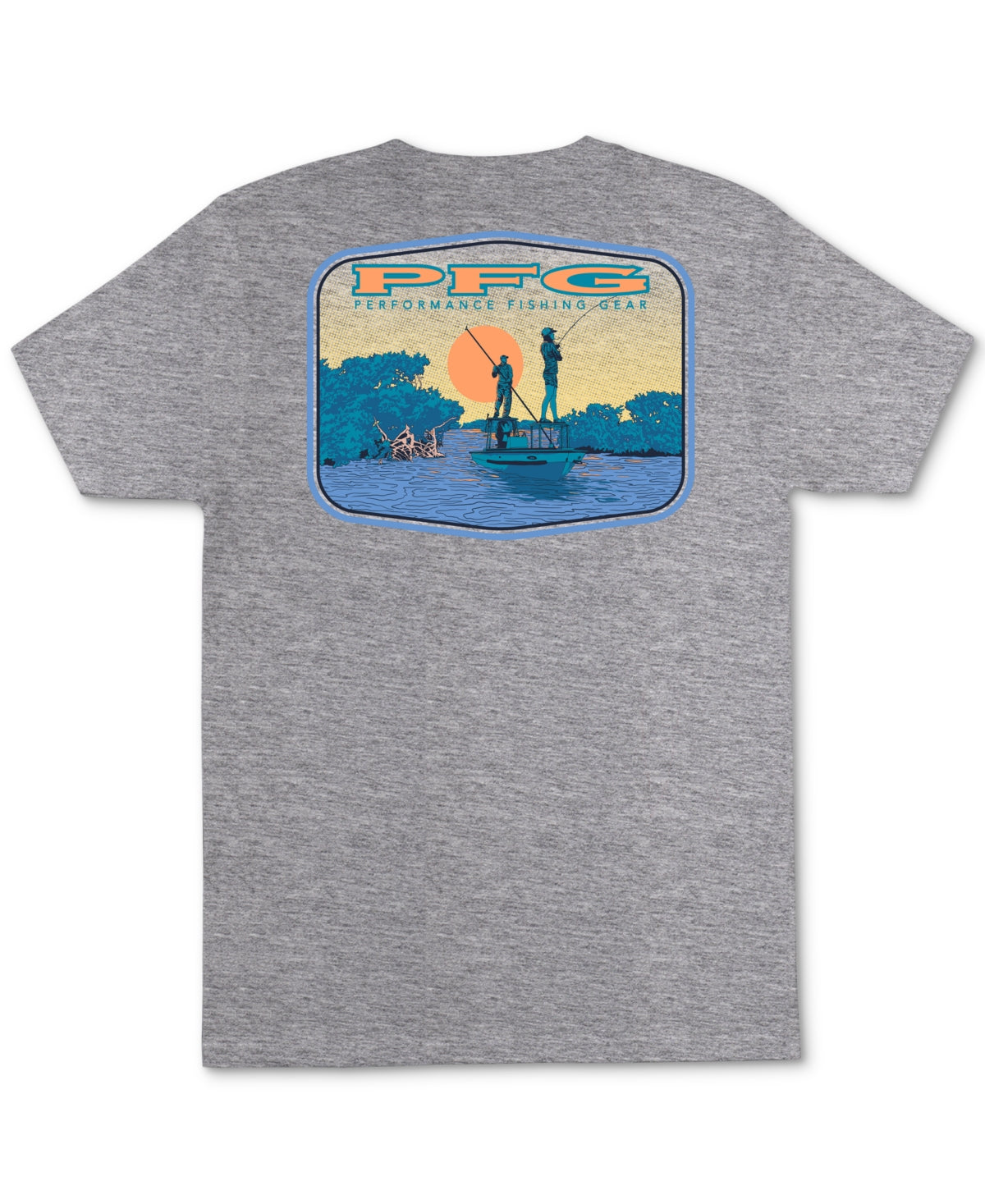 Columbia Men's Graphic Short Sleeves T-Shirt Gray Size Small