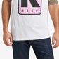 Reef Men's Tidus Graphic T-shirt White Size XX-Large