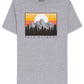 Bass Outdoor Men's Mountain Graphic T-Shirt Gray Size Small