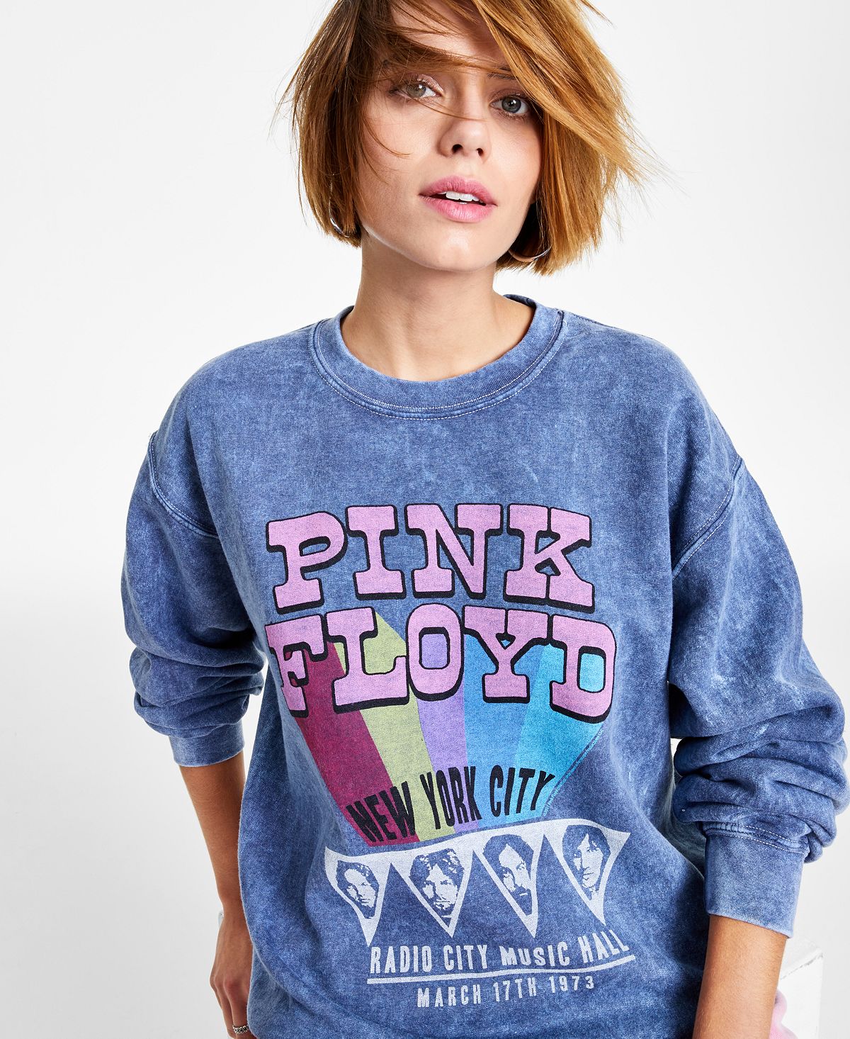 Junk Food Women's Floyd Sweatshirt Blue Size Large