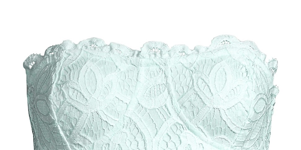 Free People Women's Adella Lace Corset Bra Top Blue Size Medium