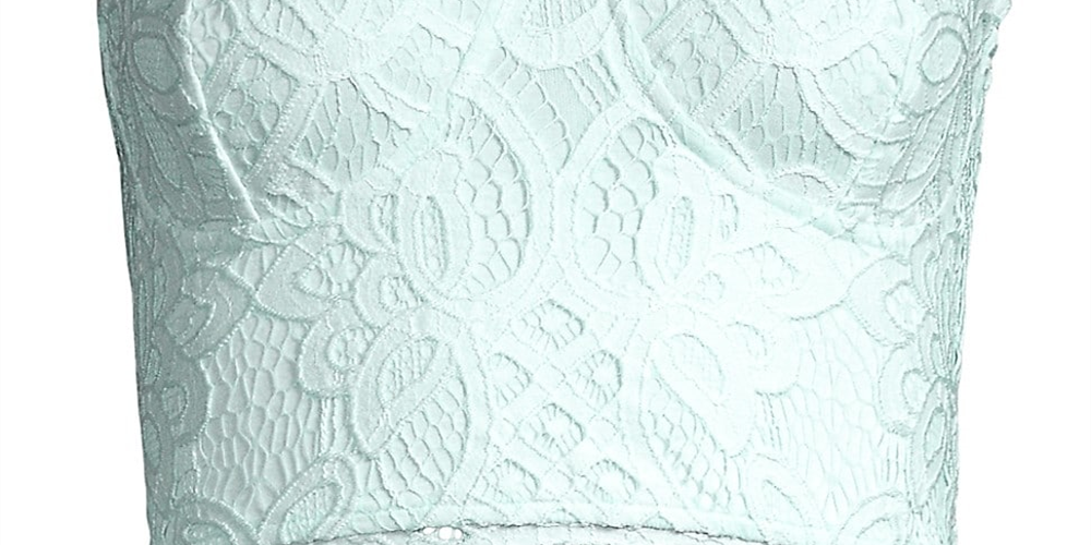 Free People Women's Adella Lace Corset Bra Top Blue Size Medium