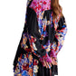 Free People Women's Brunch A Bunch Tunic Shirt Black Size Small