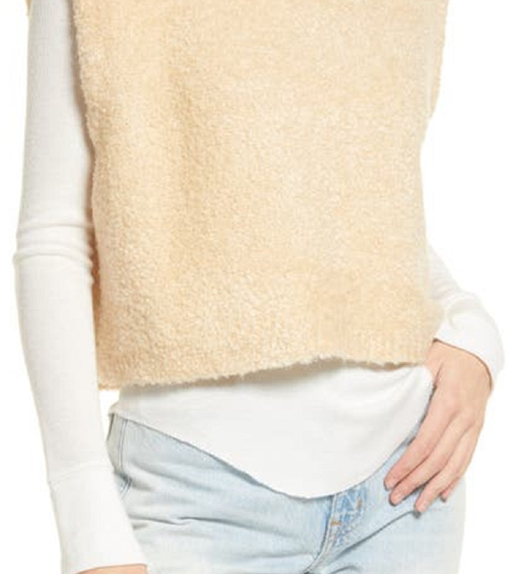 Free People Women's Margot Sweater Vest Brown Size Small