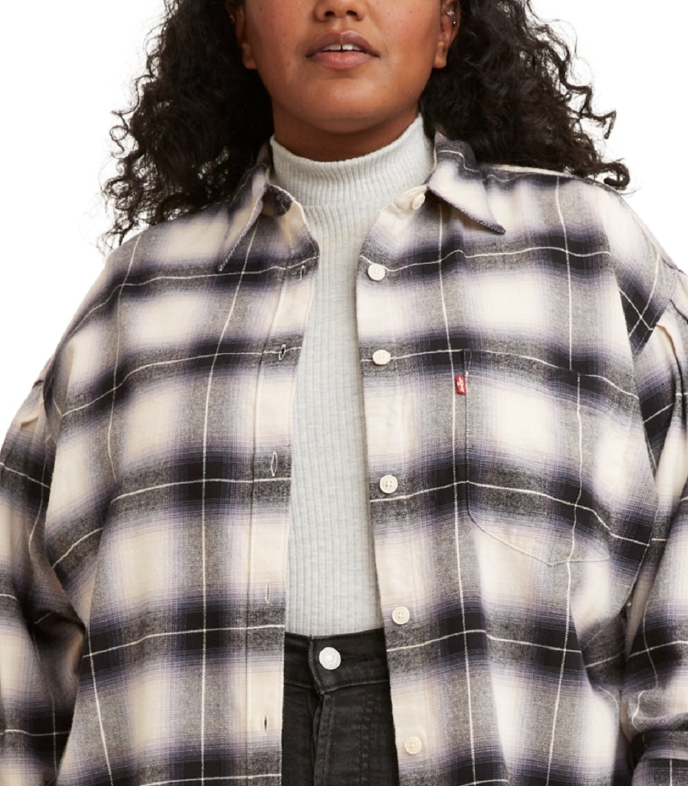 Levi's Women's Cotton Kenna Plaid Shirt Assorted Size 2X