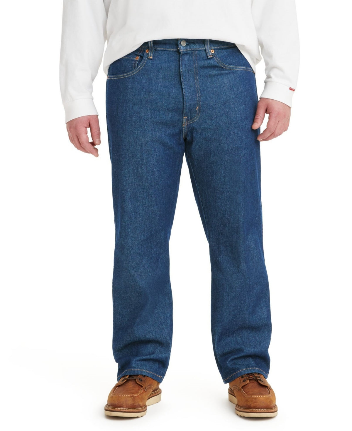 Levi's Men's Western Fit Straight Leg Non Stretch Jeans Blue Size 32X34