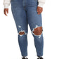 Levi's Women's 711 Skinny Jeans Blue Size 16W