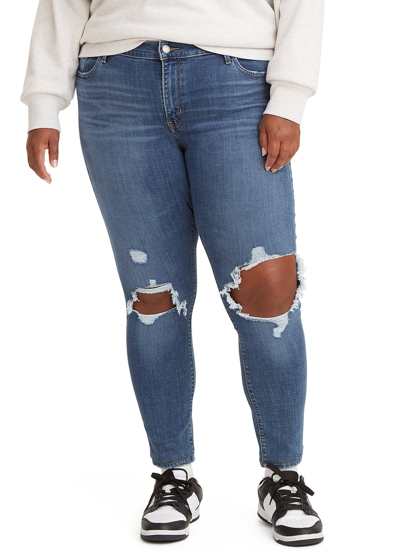 Levi's Women's 711 Skinny Jeans Blue Size 16W