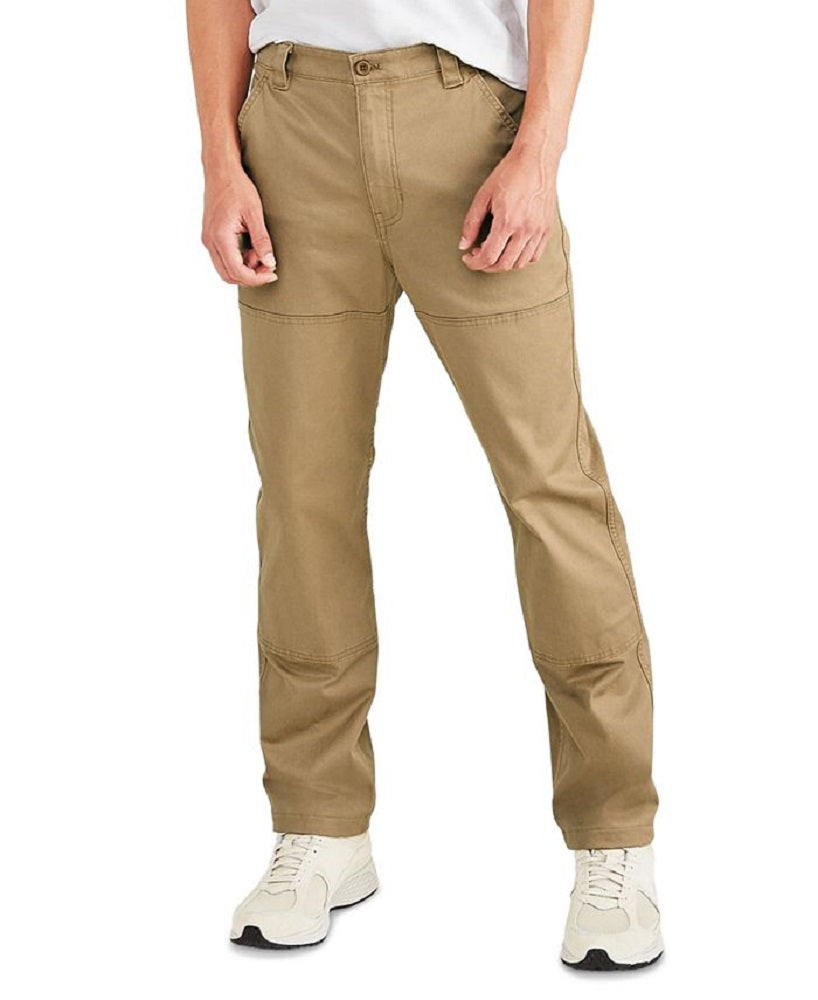 Dockers Men's Straight Fit Smart 360 Tech Stretch Utility Pants Brown Size 38X32