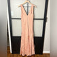 FRAME Savannah Sleeveless Maxi Dress in Pink Clay , Size Medium