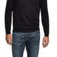 Weatherproof Vintage Men's V Neck Cashmere Blend Sweater Black Size Large
