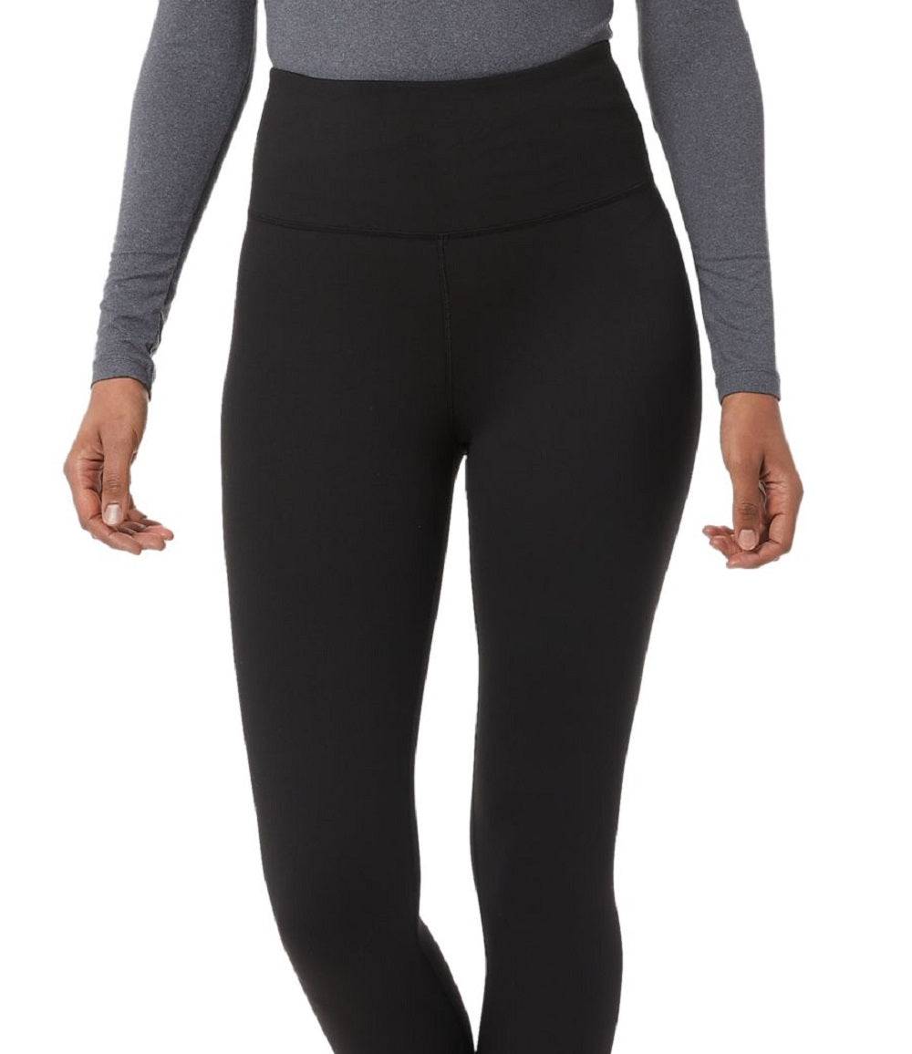 32 Degrees Women's Cozy Heat High Waisted Leggings Black Size Large