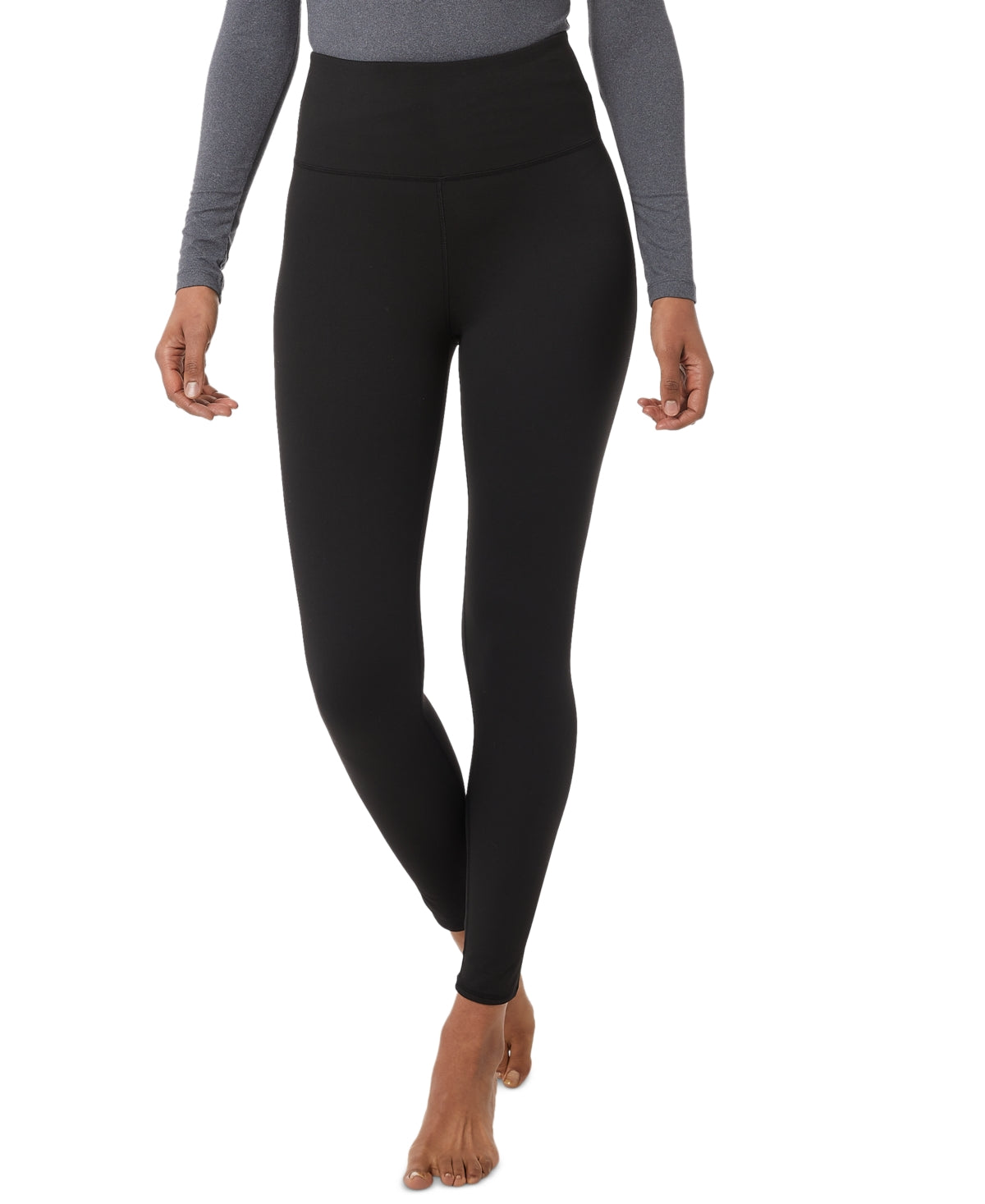 32 Degrees Women's Cozy Heat High Waisted Leggings Black Size X-Large