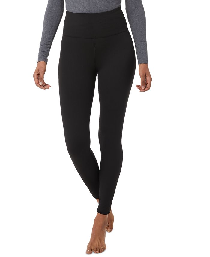 32 Degrees Women's Cozy Heat High Waisted Leggings Black Size XX-Large