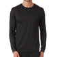 32 Degrees Men's Top Notch Long Sleeve T-Shirt Black Size Large